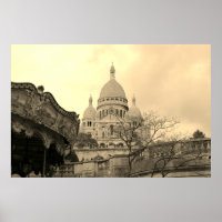 Vieux carrousel Sacré-Cœur de Montmartre Paris