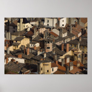 Vieux Lyon Old Lyon), France Poster