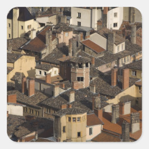 Vieux Lyon Old Lyon), France Square Sticker