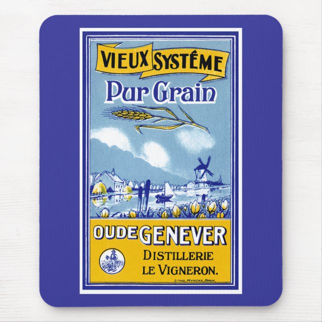 Vieux Systeme Pur Grain Mouse Mat (Front)