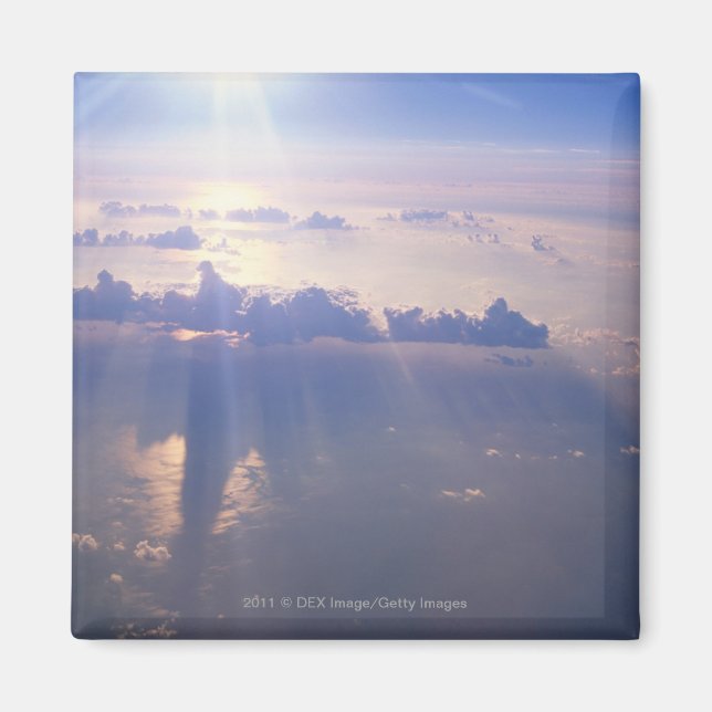 View above dense cloud magnet (Front)