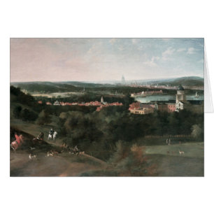 View across Greenwich Park towards London