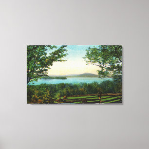 View Across Rangeley Lake Canvas Print