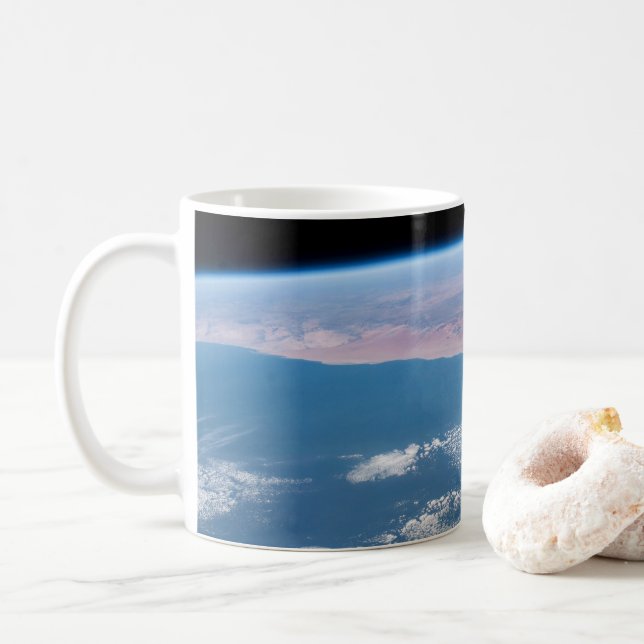 View Across The Southwest Coast Of Africa. Coffee Mug (With Donut)