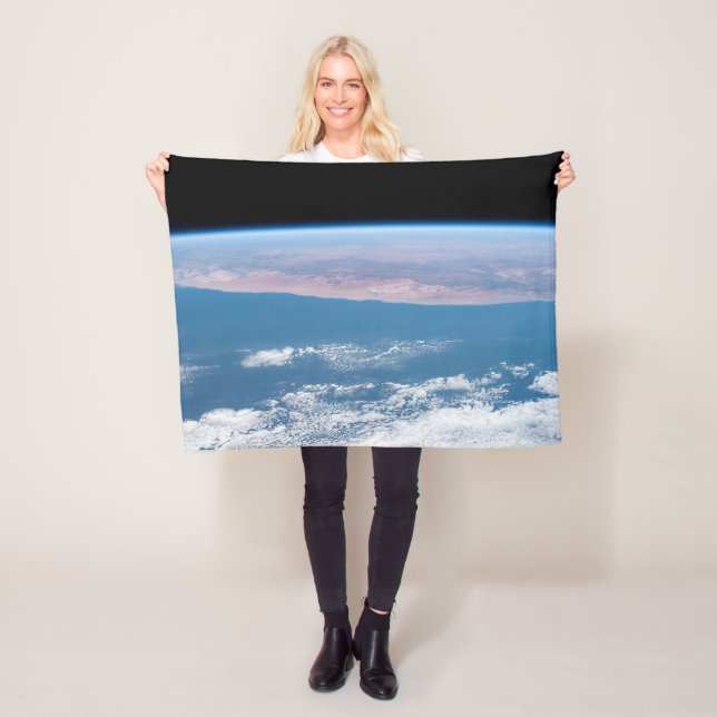 View Across The Southwest Coast Of Africa. Fleece Blanket (In Situ)