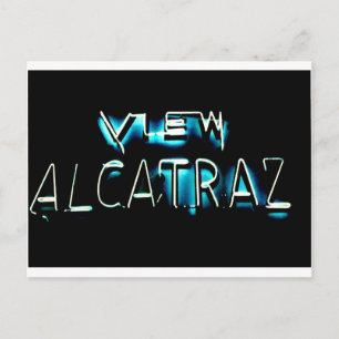 View Alcatraz,  1980's Photo Postcard