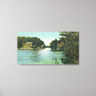 View Among the Islands Canvas Print