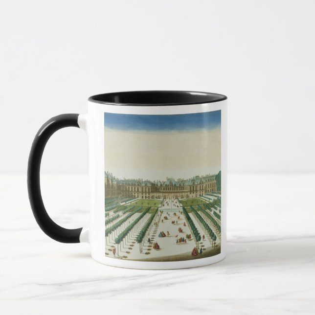 View and Perspective of the Palais Royal from the Mug (Left)