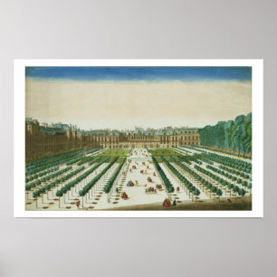 View and Perspective of the Palais Royal from the Poster