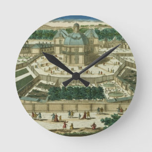 View and Perspective of the Salon de la Menagerie Round Clock