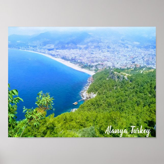 View at Alanya, Turkey Poster (Front)