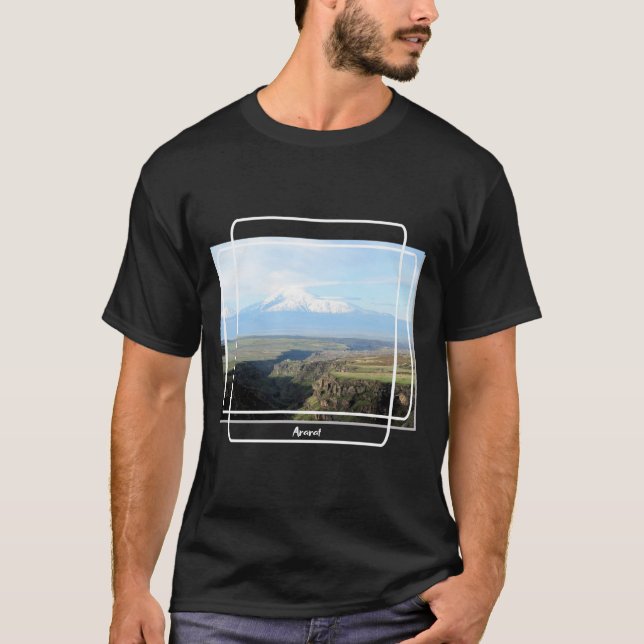 View at mountain Ararat from Armenian side T-Shirt (Front)