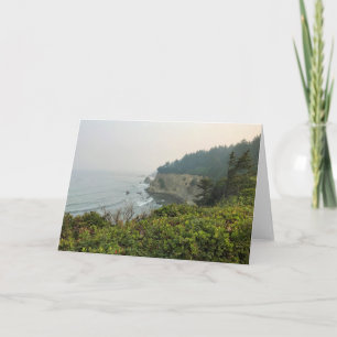 View at Simpson Reef Overlook, Oregon Coast Card