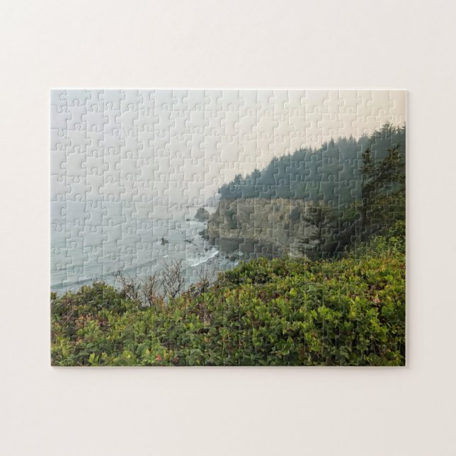 View at Simpson Reef Overlook, Oregon Coast Jigsaw Puzzle (Horizontal)