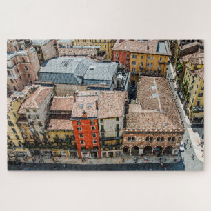 View from above of colorful facades of buildings jigsaw puzzle