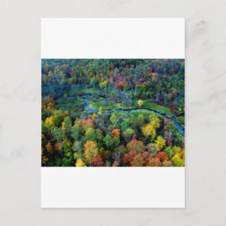 view from above postcard