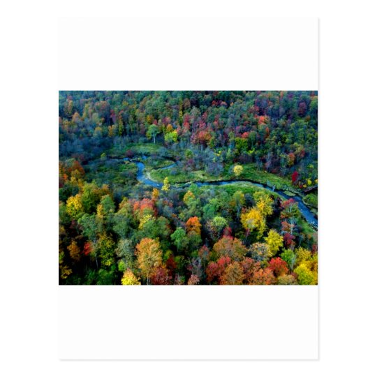 view from above postcard
