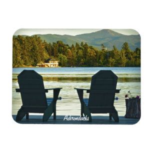 View from Adirondack Chairs in the Adirondacks, NY Magnet