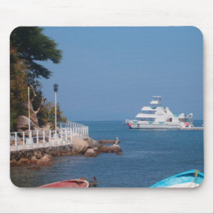 view from an island Puerto Vallarta Mouse Mat