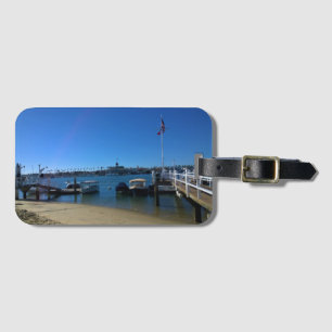 View from Balboa Island, Newport Beach, California Luggage Tag