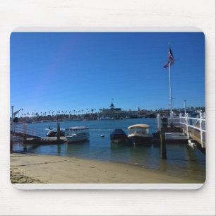 View from Balboa Island, Newport Beach, California Mouse Mat