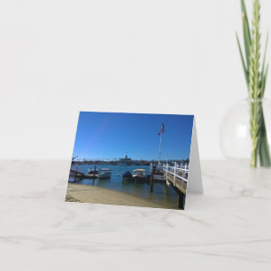 View from Balboa Island, Newport Beach, California Thank You Card