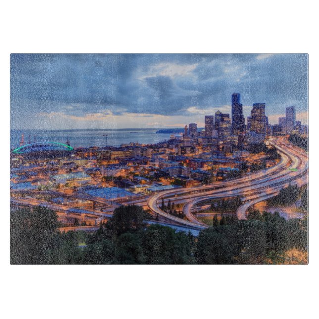 View from Beacon Hill, Pacific Med Centre Cutting Board (Front)