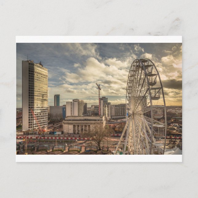 View from Birmingham Library Postcard (Front)