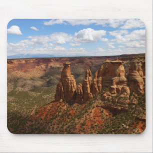 View from Canyon Rim Trail at Colorado Monument Mouse Mat