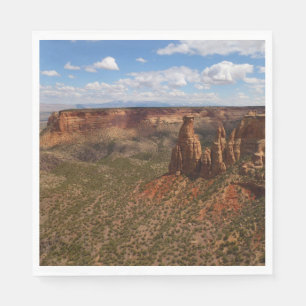 View from Canyon Rim Trail at Colorado Monument Napkin