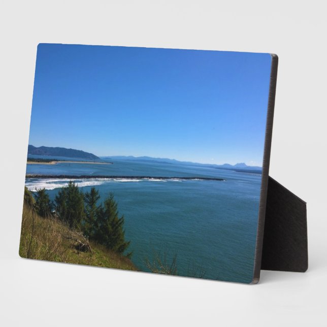 View from Cape Disappointment Lighthouse, WA Plaque (Side)