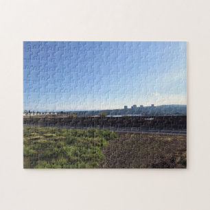 View from Castaways Park, Newport Beach, CA Jigsaw Puzzle