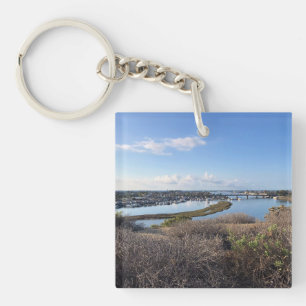 View from Castaways Park, Newport Beach, CA Key Ring