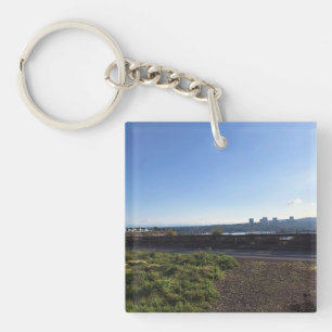 View from Castaways Park, Newport Beach, CA Key Ring