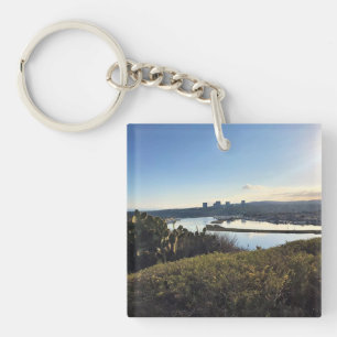 View from Castaways Park, Newport Beach, CA Key Ring