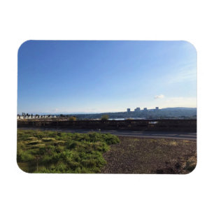 View from Castaways Park, Newport Beach, CA Magnet