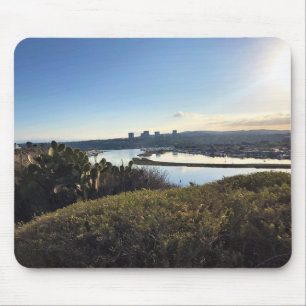 View from Castaways Park, Newport Beach, CA Mouse Mat