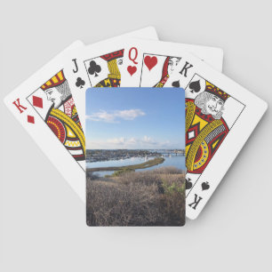 View from Castaways Park, Newport Beach, CA Playing Cards
