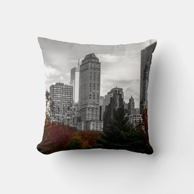 View from Central Park in New York City Cushion (Front)