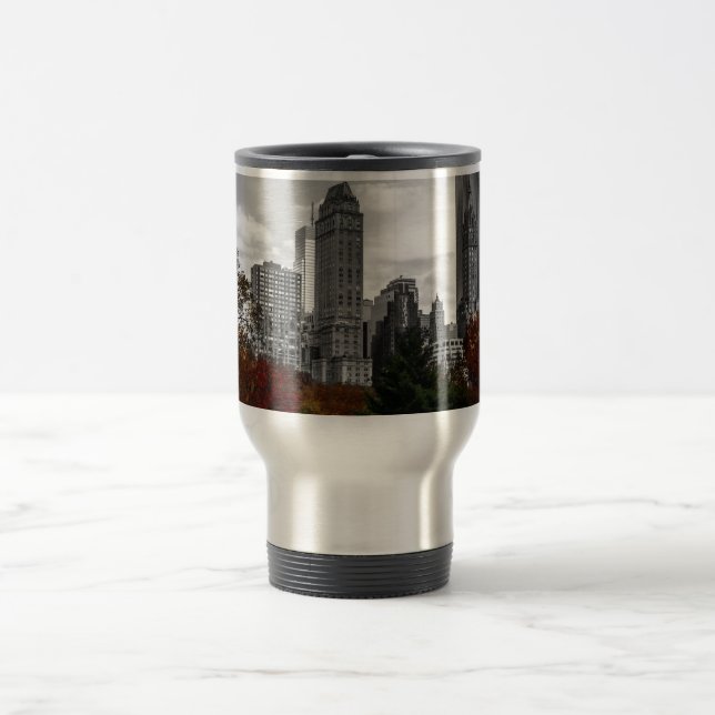 View from Central Park in New York City Travel Mug (Center)