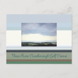 View From Crowborough Golf Course Postcard