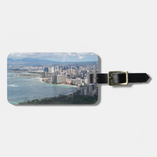 VIEW FROM DIAMOND HEAD- OAHU, HAWAII LUGGAGE TAG