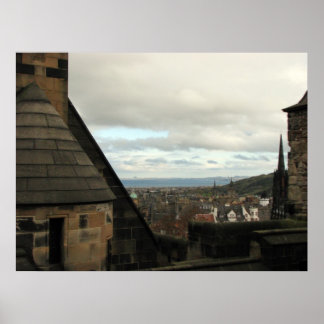 View from Edinburgh Castle Poster