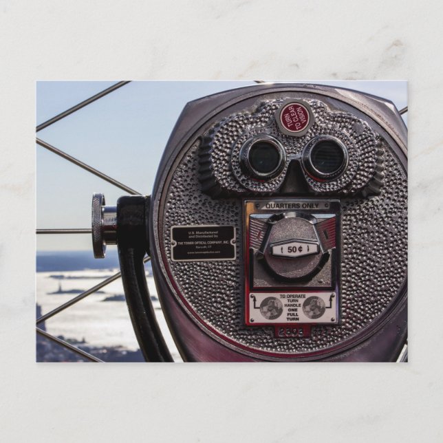 View from Empire State Building, NYC Postcard (Front)