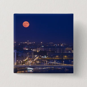 View from Fishermens Bastion next to Matyas 15 Cm Square Badge