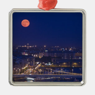 View from Fishermens Bastion next to Matyas Metal Tree Decoration