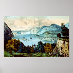 View from Fort Putnam - West Point Hudson River Poster