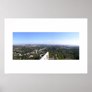 View from Getty Centre Poster