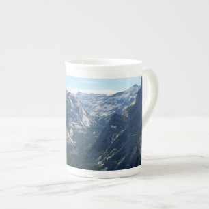 View from Glacier Point in Yosemite National Park Bone China Mug