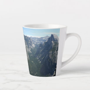 View from Glacier Point in Yosemite National Park Latte Mug